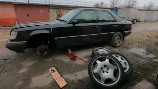 Установил R18 на Мерседес w124 !!!НЕ ДЕЛАЙ ТАК смотри видео !!!