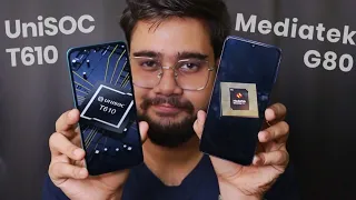 YE PROCESSOR POWERFUL HAI 😍 UniSOC T610 VS Mediatek G80 Speed Test Comparison 🔥