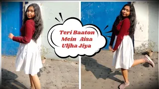 Teri Baaton Mein Aisa Uljha Jiya❤️🤍 Trending Song | dance cover by Suchishmita |