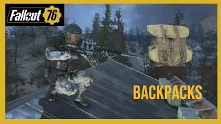 Fallout 76 - Backpacks and Mods (how to get them; why you want them)