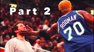 1 Hour of Dennis Rodman HEATED Moments Part 2 Rare Footage