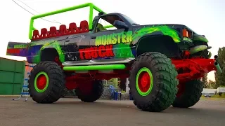 Monster Truck vs Party Bus Monster в Киеве Монстр Трак Киев-это новинка для праздника и развлечений!