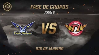 Flash Wolves x SKT T1 (Fase de Grupos - Jogo 3 - Dia 4) - MSI 2017