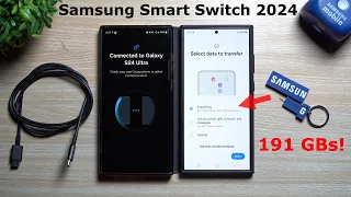 Samsung Smart Switch 2024: 192GB Transferred - Faster Than It Says