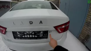 Lada Vesta обзор владельца от первого лица (4k, UHD)