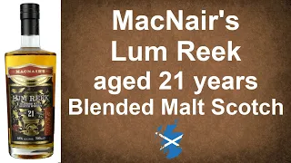 MacNair's Lum Reek aged 21 years ( Billy Walker) Blended Malt Scotch Review by WhiskyJason