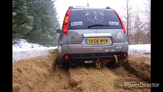 Xtrail t31 off road in the snow