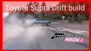 Forza Horizon 4 :900Hp Toyota Supra rz Drift build + tune