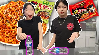 Water Bottle Flip Challenge | Flip and Eat