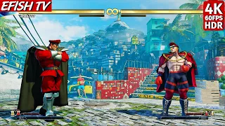 M. Bison vs Ed (Hardest AI) - Street Fighter V | 4K 60FPS HDR