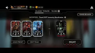 Klassıc Tower Boss Battle 70 Fight + Reward MK Mobile