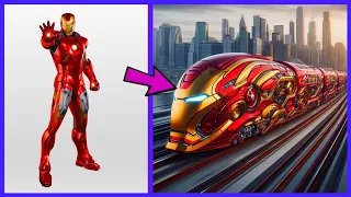 AVENGERS But TRAIN 🚂 VENGERS 🔥 All Characters (marvel & DC) 2024💥