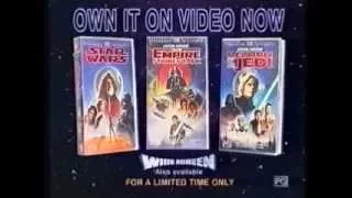 Starwars original trilogy VHS ad (1995)