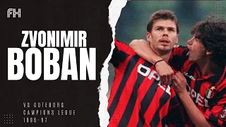 Zvonimir Boban ● Goal and Skills ● AC Milan 4-2 IFK Göteborg ● Champions League 1996-97