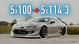 How to Easily Upgrade Your FRS/BRZ to a 5x114.3 Lug Pattern