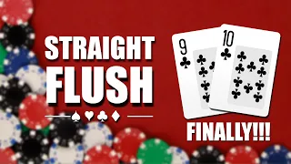 I got DESTROYED, then I hit a STRAIGHT FLUSH | Poker Vlog, Ep 2 #poker #texasholdem #gaming #vlog