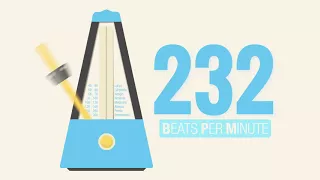 232 BPM Metronome | The BLuetiFuLL MeTRoNoME