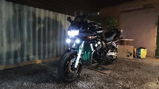 Дополнительный LED свет на Yamaha fzs 600 Fazer