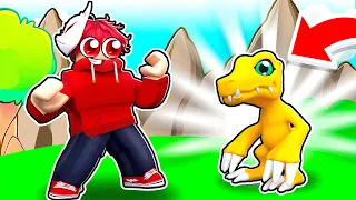 EU AMEI O NOVO JOGO DE DIGIMON DO ROBLOX