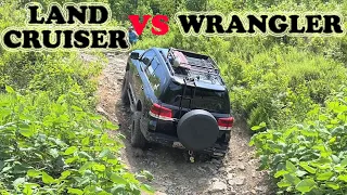 Land Cruiser vs Wrangler 4x4 Off Road 2022 Compilation Jeep vs Toyota SUV