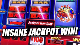 WILD CHERRY SLOT MACHINE ★ $200 HIGH LIMIT BETS ➜ HUGE MEGA JACKPOT WIN