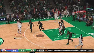 NBA 2K24 Gameplay (PS5) Clippers vs Celtics Hall of Fame Difficulty