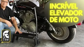 ELEVADOR DE MOTO INCRÍVEL | Para Harley Davidson  #elevador #harleydavidson #883