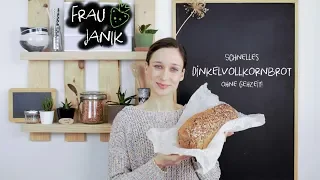 schnelles Dinkelvollkornbrot ohne Aufgehzeit!