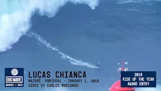 Lucas Chianca at Nazaré  - 2018 Ride of the Year Award Entry - WSL Big Wave Awards