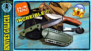 Los CUCHILLOS más BARATOS del MUNDO están AQUÍ en TEMU? | #cuchillos #knife