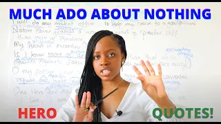 Hero Character Quotes & Word-Level Analysis | "Much Ado About Nothing" GCSE English Mocks Revision