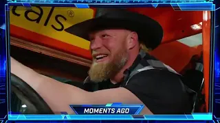 Brock lesnar attacks the Bloodline wwe smackdown March 18 ,2022