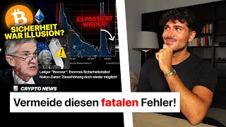 Bitcoin: es wird ERNST! Ledger Wallet UNSICHER & hackbar? NEUE Makro-Daten auf CRASH? | Crypto News