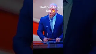 WWE Raw: Night 2 draft epic first pick