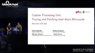 Custom Processing Unit: Tracing and Patching Intel Atom Microcode