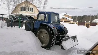 МТЗ-82 против целины