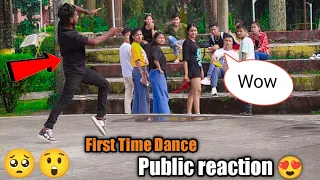 public reaction Dance video 😍 || showlo motion dance public reaction || Siliguri public Place Dance