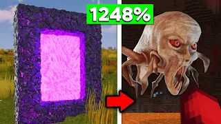 Minecraft mais 1248% plus Réaliste (c'est incroyable)