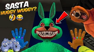 HUGGY Wuggy ka Bhai Bunny Chunny 😂  New Scary Toy Dolly Playtime Chapter 1 With Grizzly The Lemmings