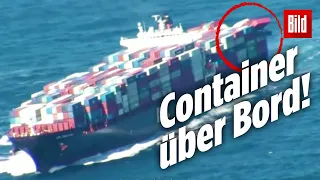 Schiff verliert mindestens 40 Container auf See – zum zweiten Mal!