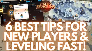 Call of Dragons | The 6 Best Tips for New Players & Leveling Fast! [Pro Tip At The End!]