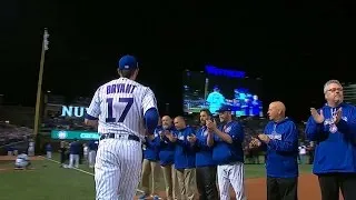 WS2016 Gm3: Maddon, Cubs starters introduced