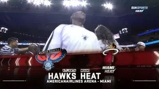 October 07, 2013 - Sunsports - Preseason Game 01 Miami Heat Vs Atlanta Hawks - Win (01-00)