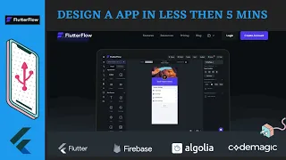 CREATE A MOBILE APP IN LESS THEN 5 MINS || FLUTTER FLOW || FLUTTER FLOW APP DESIGNING