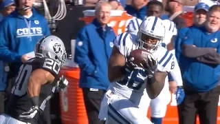 Andrew Luck 45 Yard Pass To Erik Swoope || Week 16 Colts at Raiders