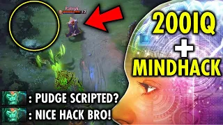 THEY SUSSED LEVKAN AS HACKER  OMG 200IQ + MINDHACK HOOKS FROM LEVKAN PUDGE GOD DOTA 2