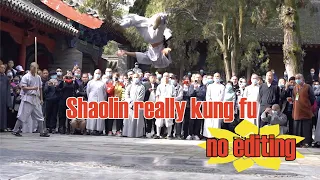 Shaolin Kungfu performance | no editing