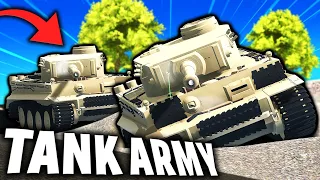 Ravenfield WW2... BUT i fight a MEGA TANK ARMY?! New Ravefield WW2 mods