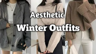 korean outfit ideas | Winter outfits | Aesthatic✨