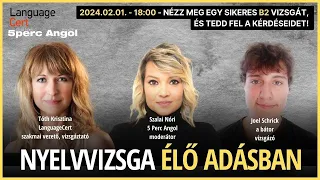 NYELVVIZSGA ÉLŐ ADÁSBAN